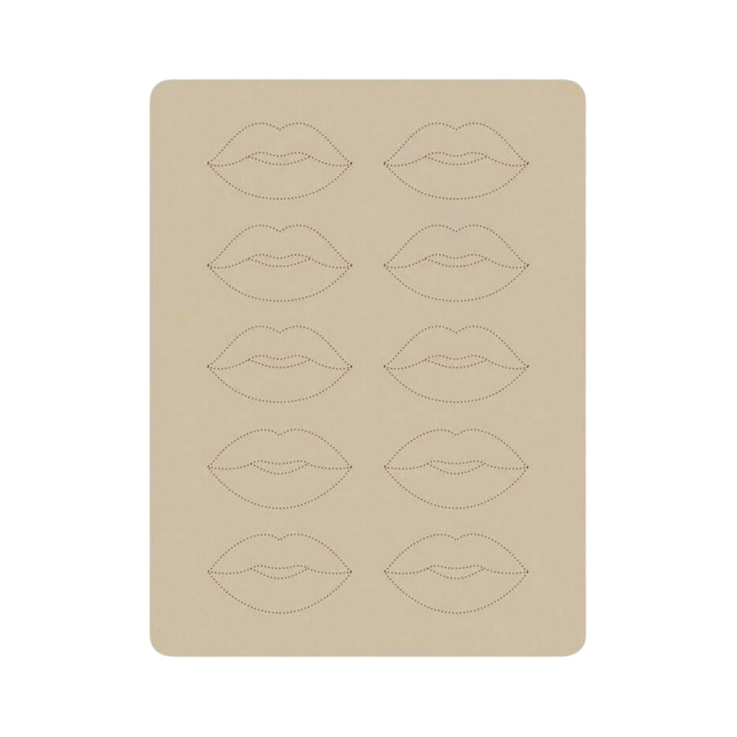 Oefenhuid lippen