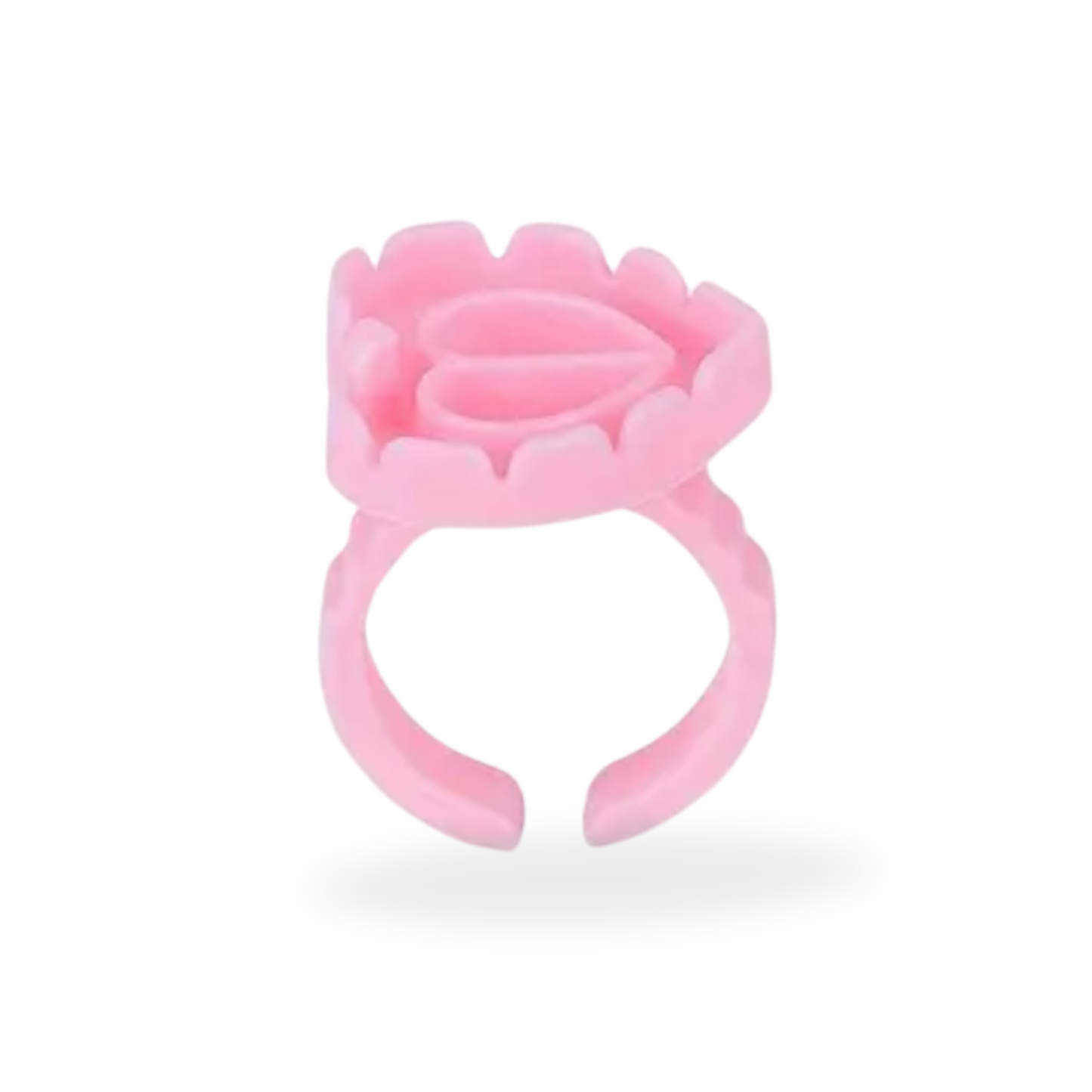 Roze wimper lijm ringen (20 stuks)