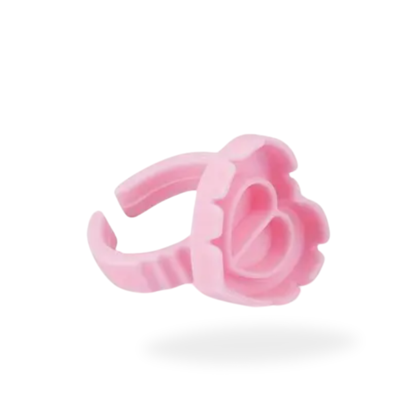 Roze wimper lijm ringen (20 stuks)